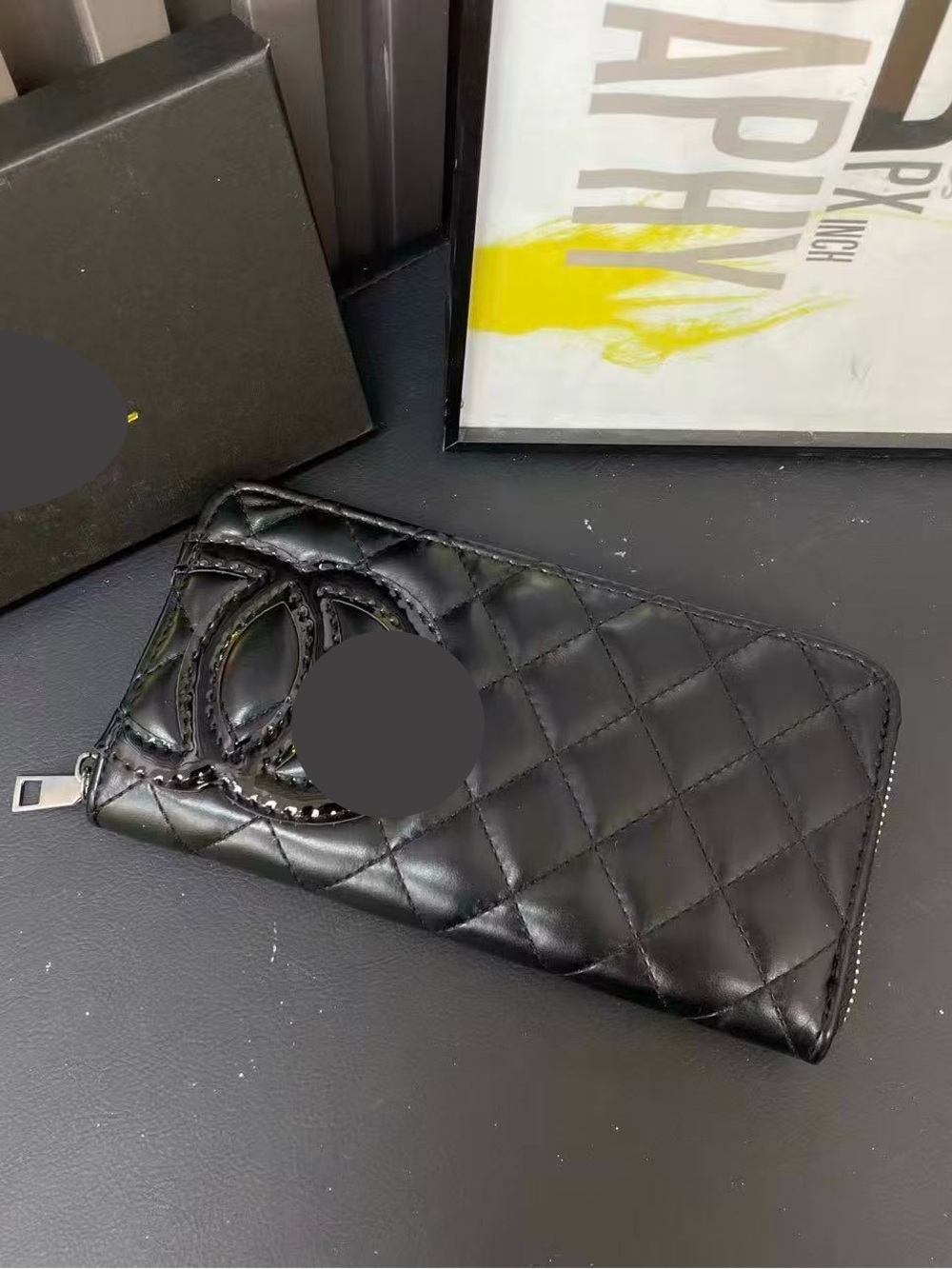 New women’s black fashion wallet